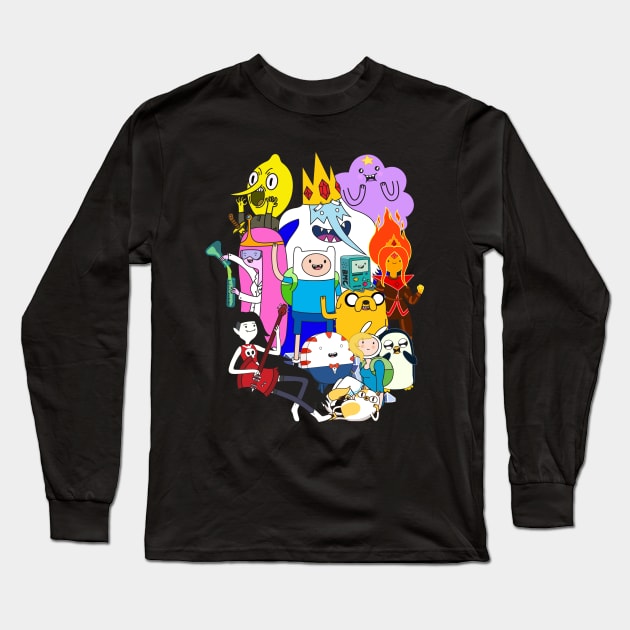 Adventure Time Long Sleeve T-Shirt by Plushism